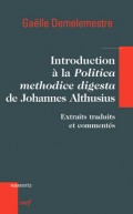 Introduction à la « Politica methodice digesta de Johannes Althusius »