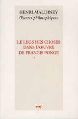 Le Legs des choses dans l'œuvre de Francis Ponge