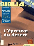 Biblia 29 - Épreuve du désert (L')