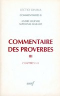 Commentaire des Proverbes, III
