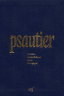 Psautier (reliure vynil bleu)