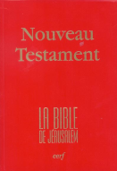 Nouveau Testament de la Bible de Jérusalem (plus commercialisé)