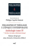 Philosophie et théologie à l'époque  contemporaine