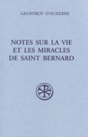 SC 548 Notes sur la vie et les miracles de saint Bernard