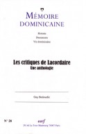 Critiques de Lacordaire - Une anthologie (Les)