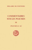 SC 603 Commentaires sur les Psaumes (T3)