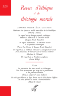 Revue d'éthique et de Théologie Morale 320