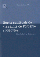 Écrits spirituels de « la sainte de Porcaro » (1736-1769)