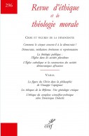 Revue d'éthique et de Théologie Morale 296