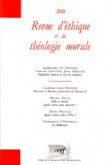 Revue d'éthique et de théologie morale 260