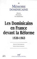 Dominicains en France devant la Réforme (1520-1563)