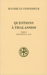 SC 554 Questions à Thalassios, 2