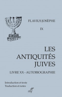 Les Antiquités juives, tome IX