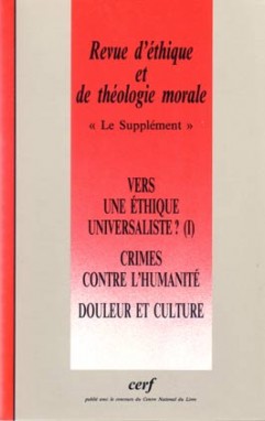 Revue d'éthique et de théologie morale 193