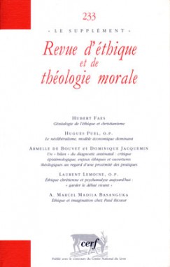 Revue d'éthique et de théologie morale 233