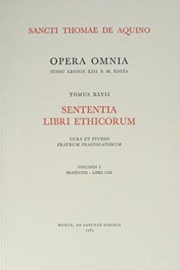 Sententia libri Ethicorum T1
