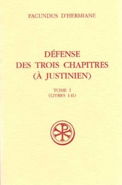 SC 471 Défense des Trois Chapitres (À Justinien), I