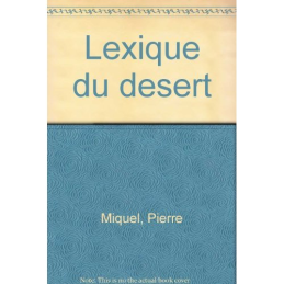 Lexique du Désert